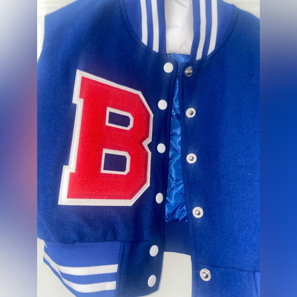 Cropped letterman’s jacket - Picture 2 of 4